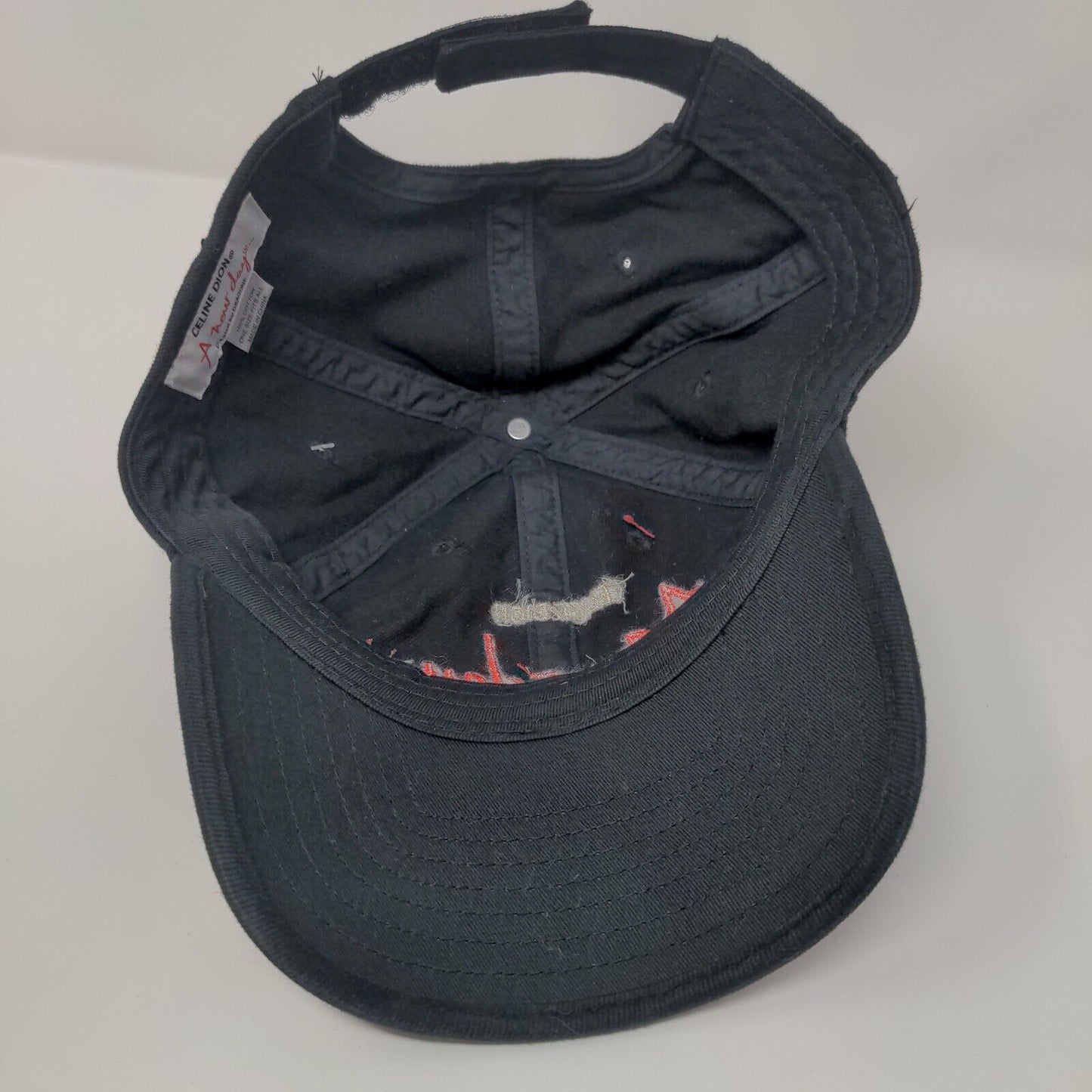 Celine Dion A New Day Strapback Hat Black OSFA Adjustable Embroidered