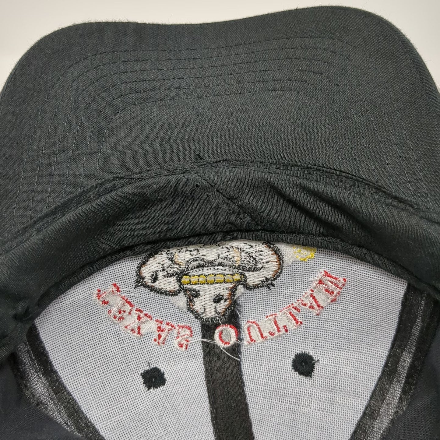 Texas Outlaw Baseball Cap Black One Size Fireworks Mascot Strapback Hat Logo