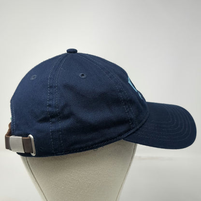YETI Baseball Cap Blue One Size Strapback Embroidered Built for the Wild Hat