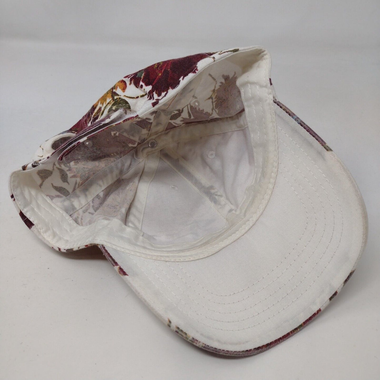Unbranded Strapback Hat Multicolor OSFM Adjustable Floral 6 Panel