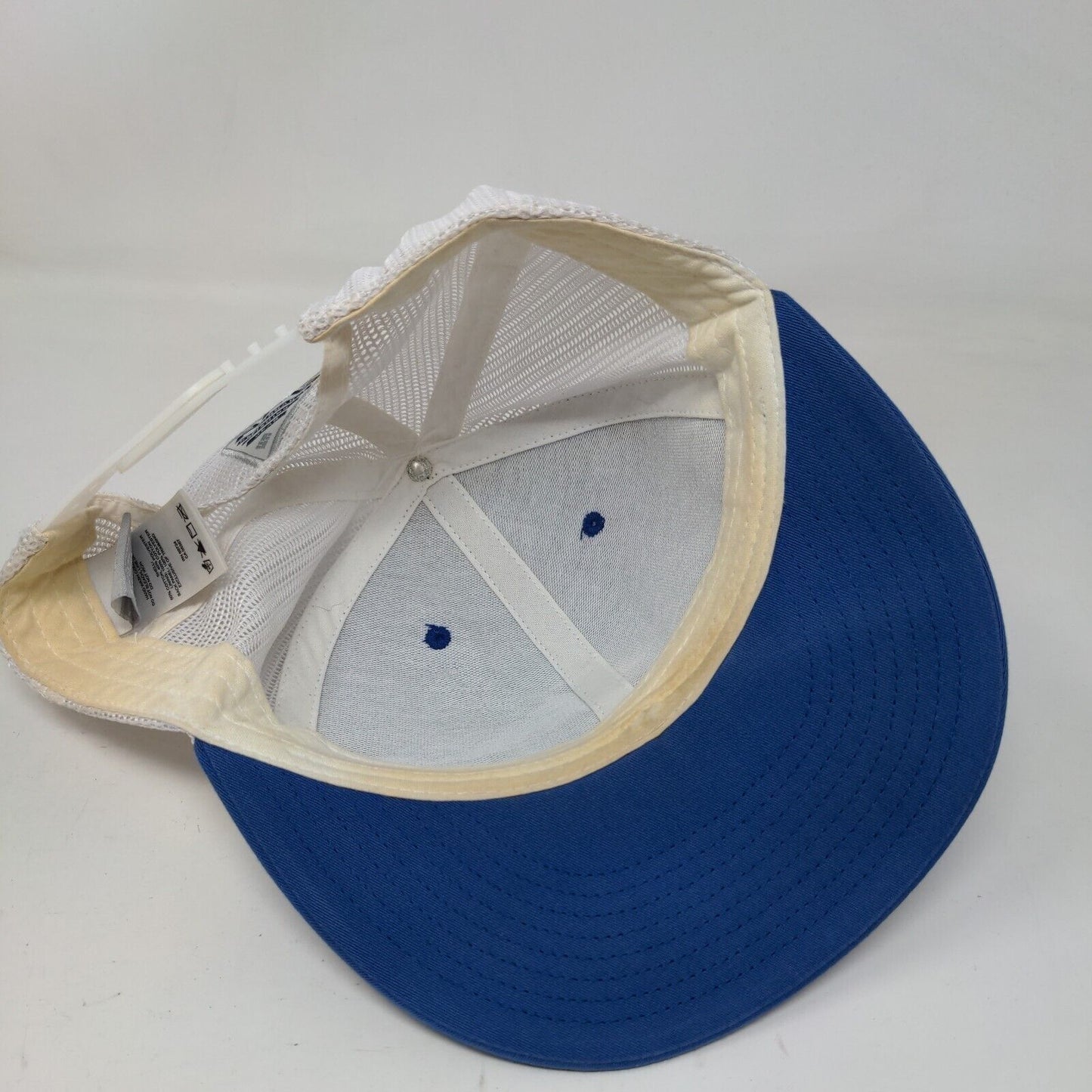 Columbia PFG Snapback Trucker Hat Blue One Size Adjustable Mesh Back 6 Panel