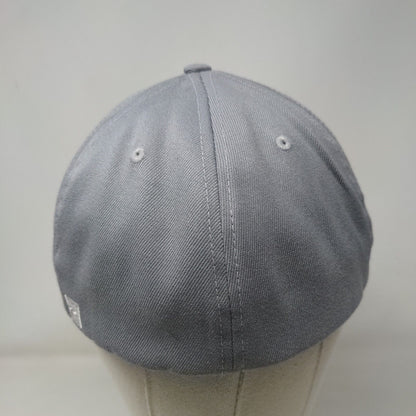 Ride On Dads Fitted Hat Gray L-XL Embroidered Riding For The Cure