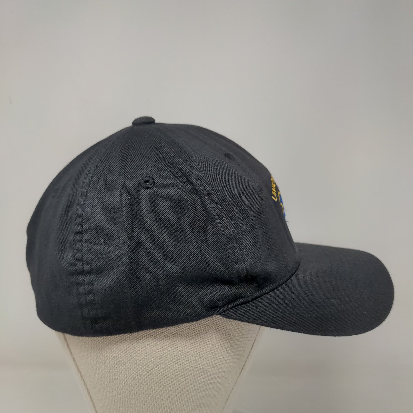Union County Ems Fitted Hat Black L/XL Embroidered Vented Holes Port Authority