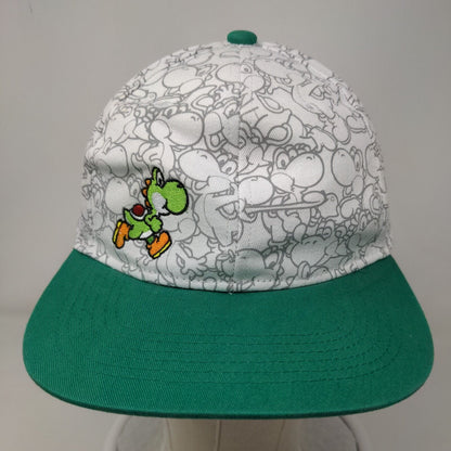 Super Mario Snapback Hat Multicolor OSFM Adjustable Embroidered Cotton