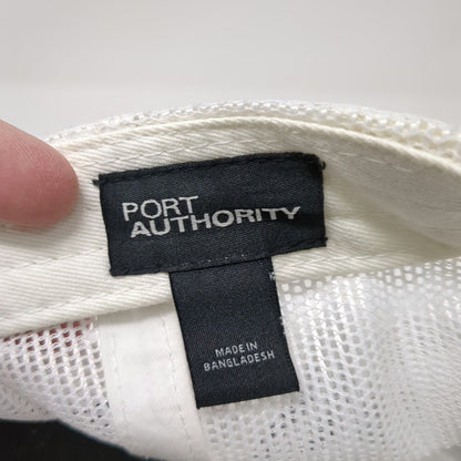 Port Authority MGM Targets Trucker Hat Black One Size Mesh Snapback Embroidered