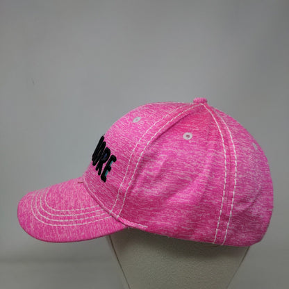 Baltimore Strapback Hat Pink One Size Embroidered 6 Panel City Hats