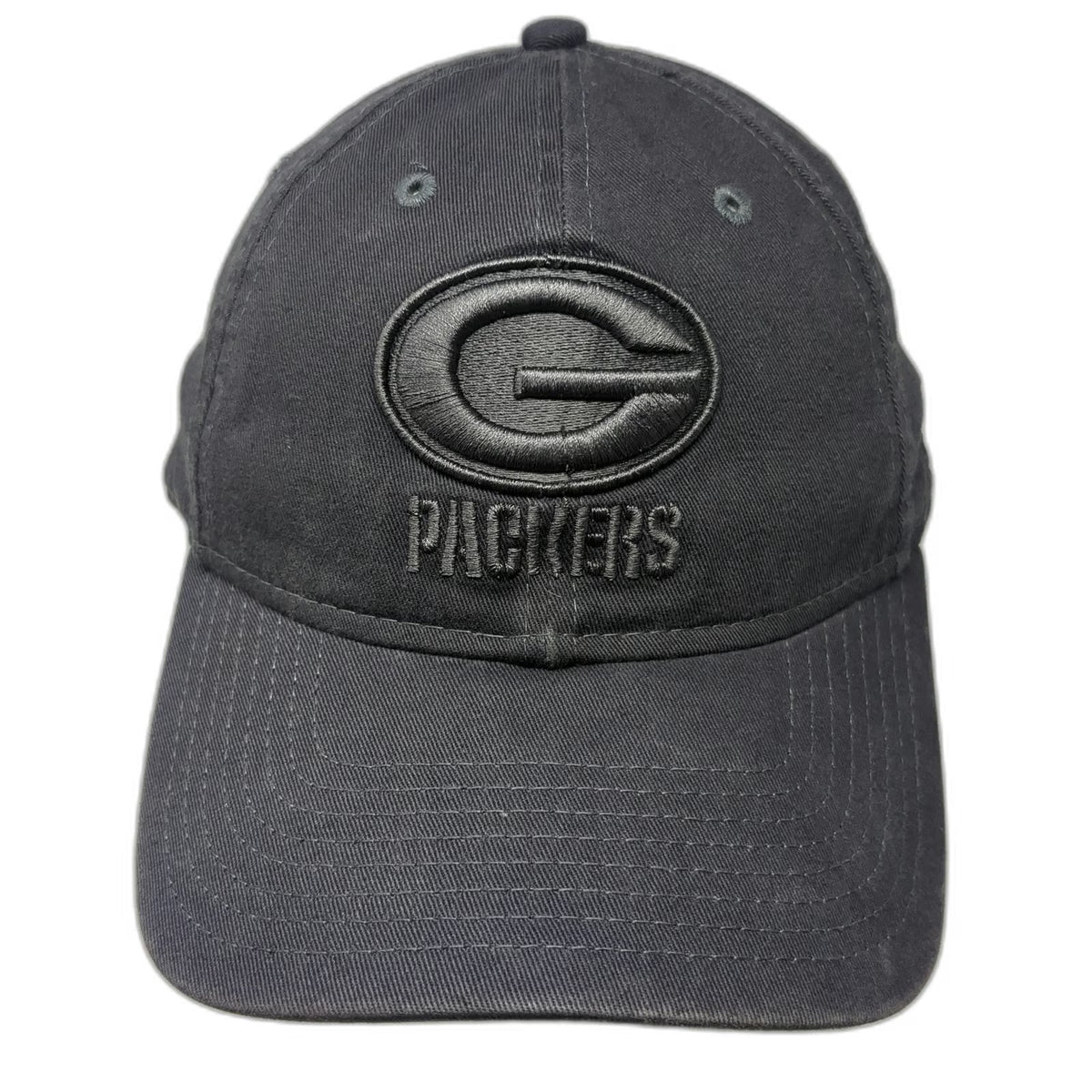 Green Bay Packers NFL New Era Cap Gray One Size Tonal Logo Adjustable 9TWENTY