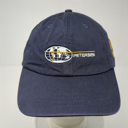 Petersen 50th Anniversary Slideback Hat Blue One Size Adjustable Cutter & Buck