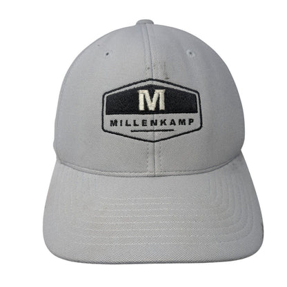 Millenkamp Strapback Hat Gray One Size Adjustable Embroidered Port Authority