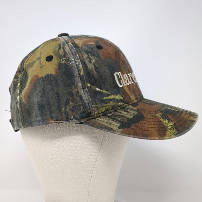 Port Authority Baseball Cap Green One Size Camo Clarendon Strapback Hunting Hat