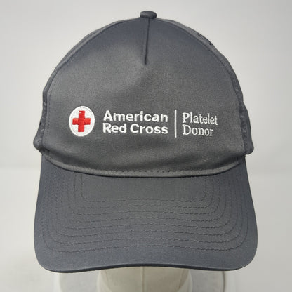 American Red Cross Platelet Donor Baseball Cap Gray OS Adjustable Embroidered