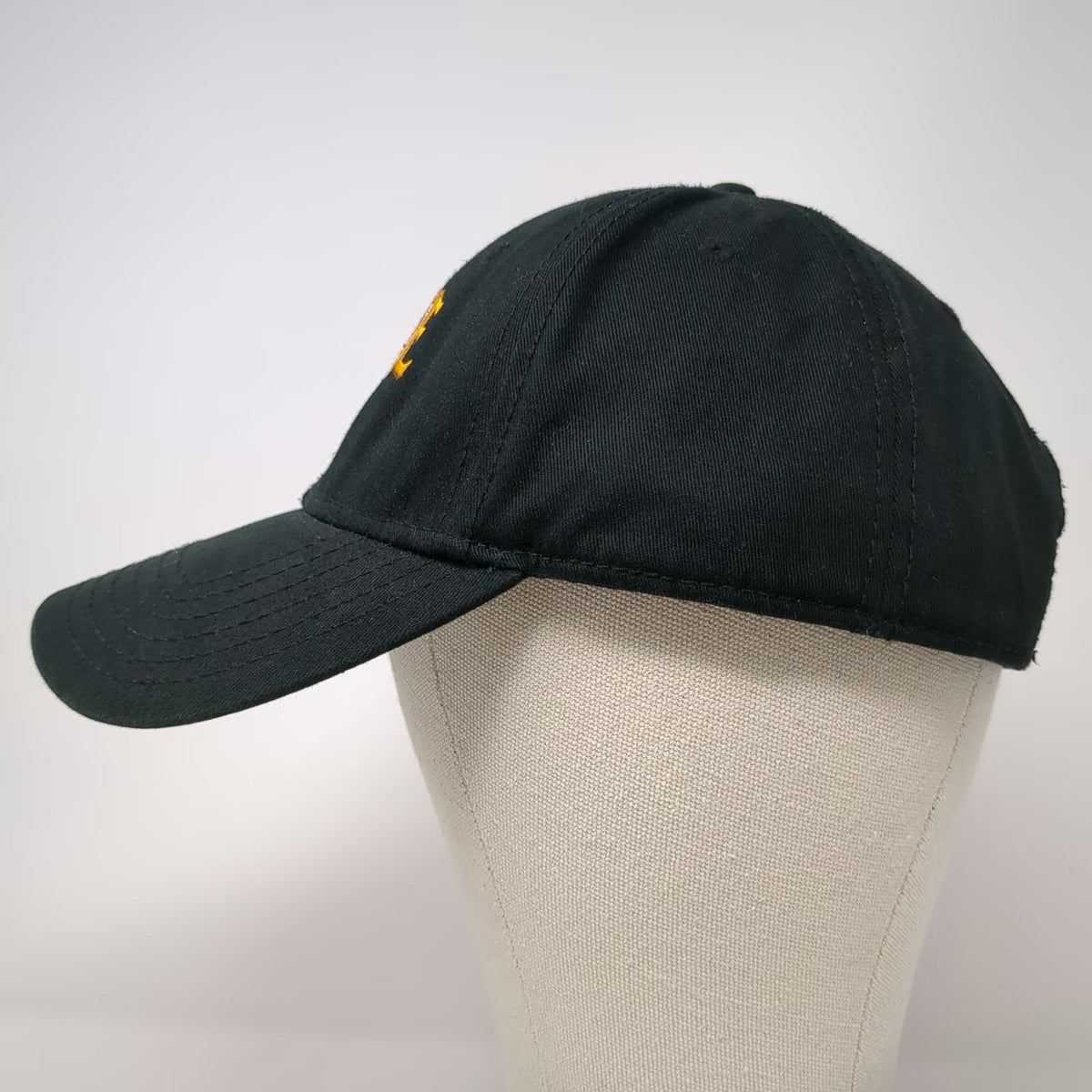 OTTO Baseball Cap Black One Size Bone Idaho Deer Skull Hunting Strapback Hat