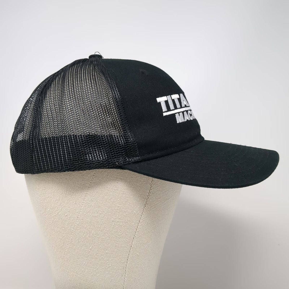 Port Authority Titan Machinery Case IH Black One Size Trucker Hat Mesh Snapback
