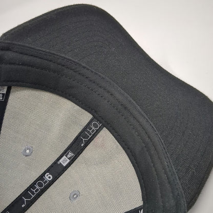 New Era Pittsburgh Steelers NFL Black Gray One Size 9FORTY Curved Brim Logo Hat