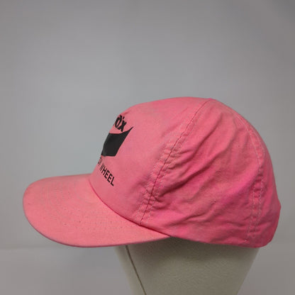 Vintage Bendix Henderson Wheel Snapback Hat Pink OSFA Graphic Logo USA Swingster