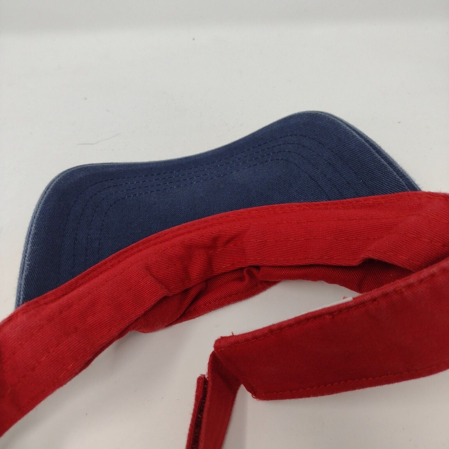 International Economic Summit Strapback Visor Hat Multi OSFA Colorblock