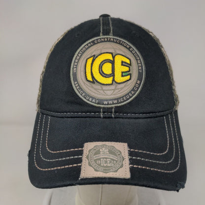 ICE International Construction Equipment Strapback Hat Camouflage OSFA 6 Panel