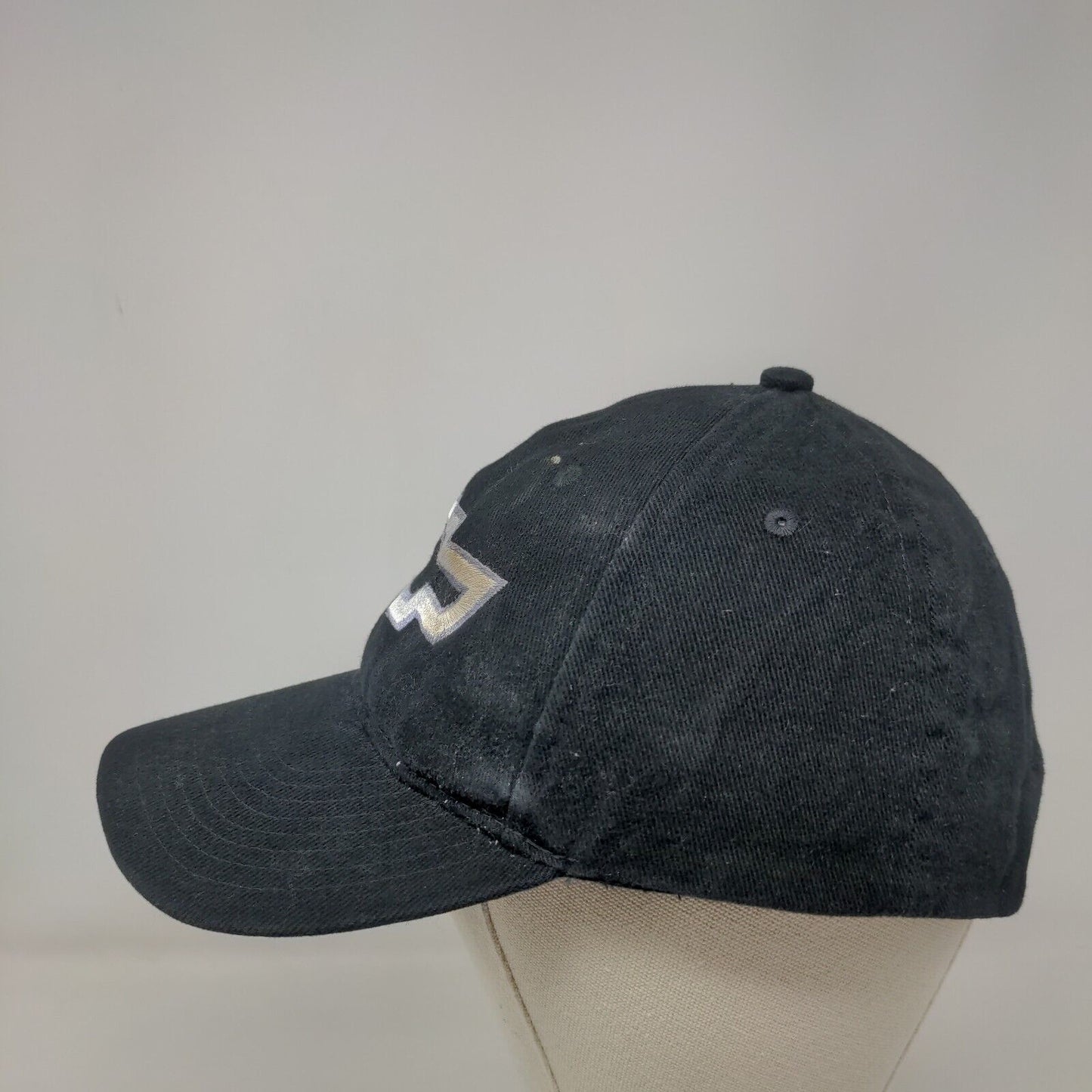Chevrolet Strapback Hat Black One Size Adjustable Embroidered 6 Panel