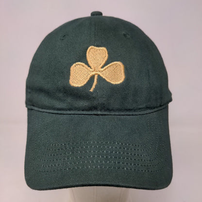 Port & Company Men's Slideback Hat Green Adjustable Embroidered Clover Logo