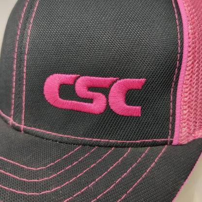 CSC Fitted Mesh Back Trucker Hat Multi Youth 6 3/8-6 7/8 Colorblock