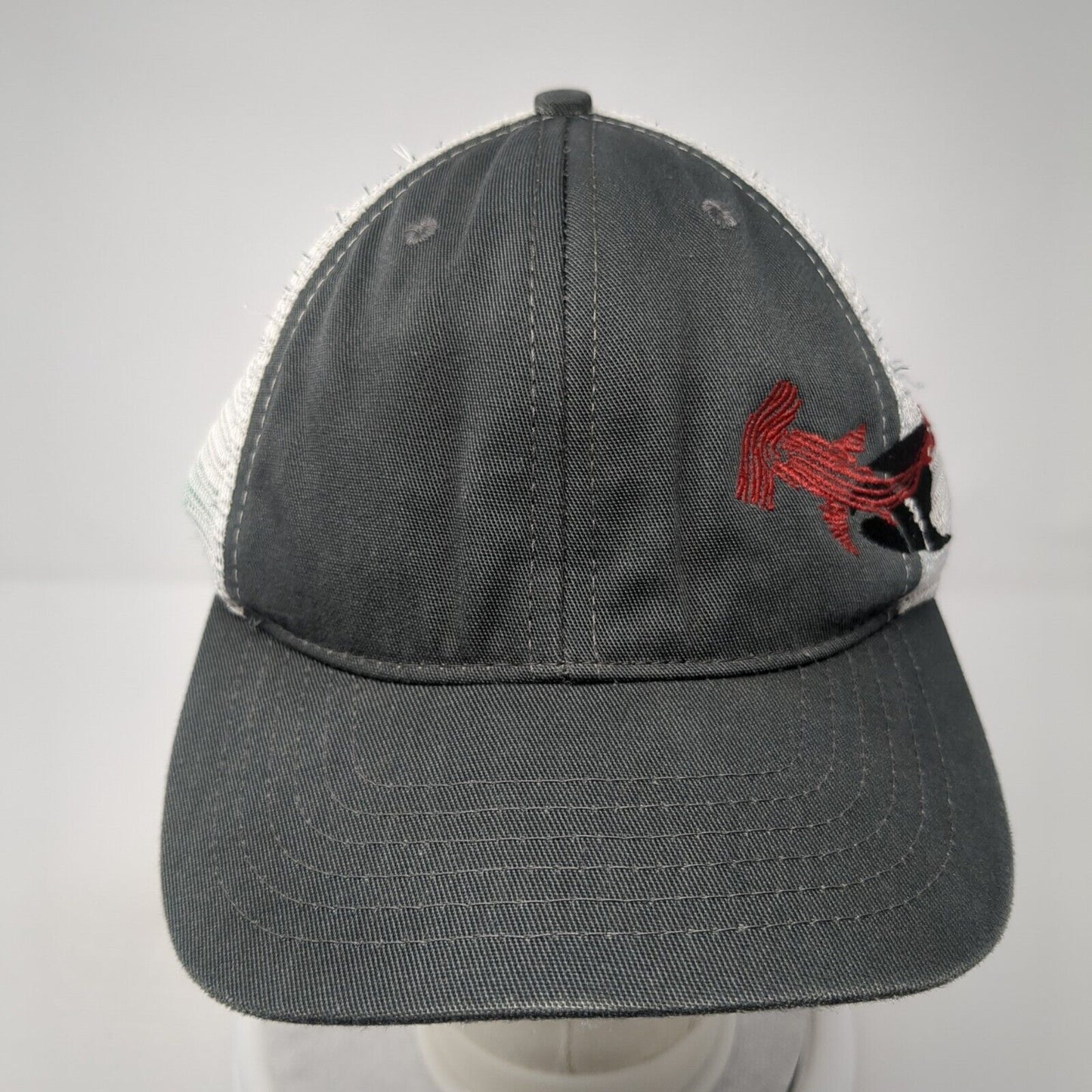 Cloud-Fit Snapback Trucker Hat Gray One Size Adjustable Mesh Back Crazy Shirts