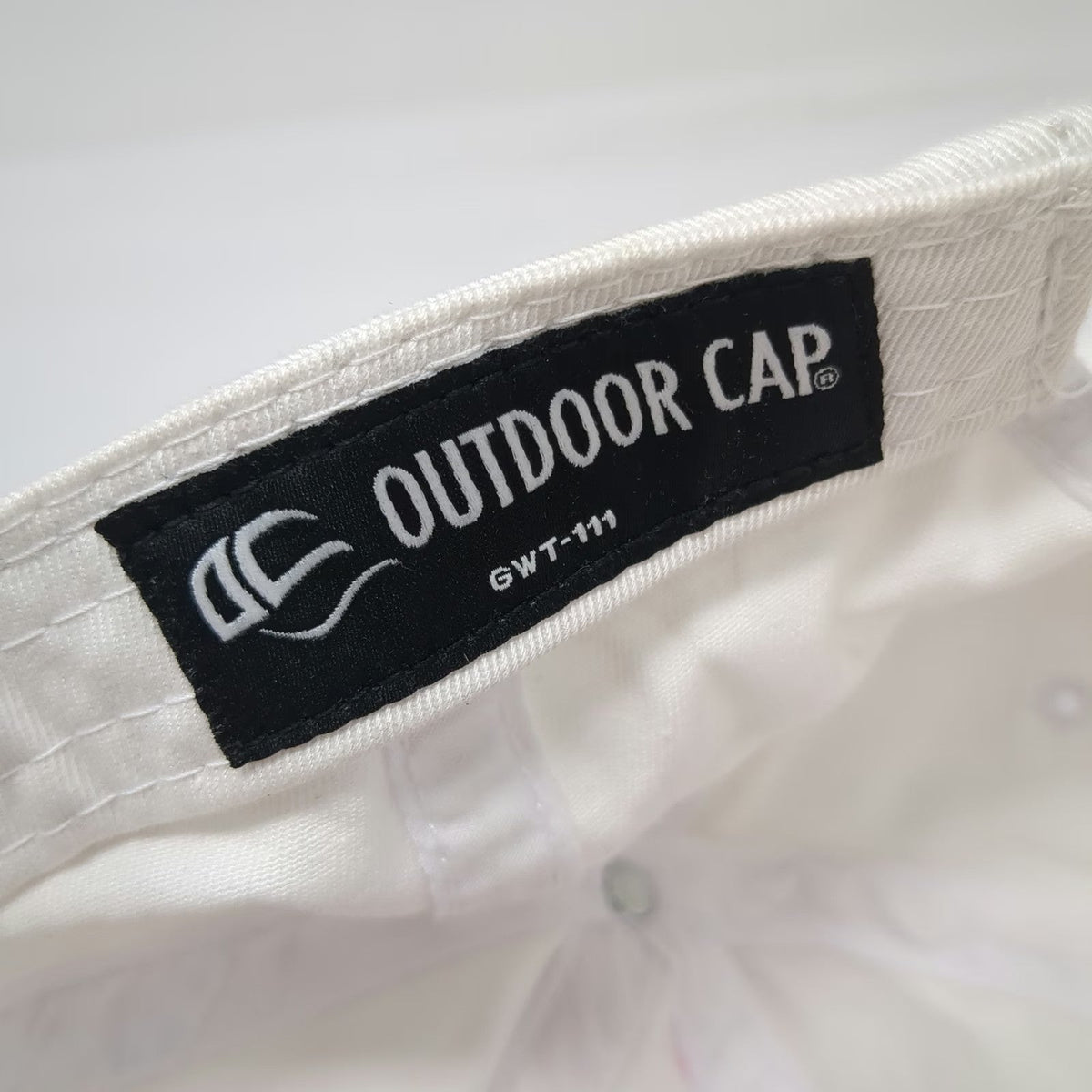 Outdoor Cap White One Size Baseball Cap Bagatelle Gosmans Montauk Strapback Hat