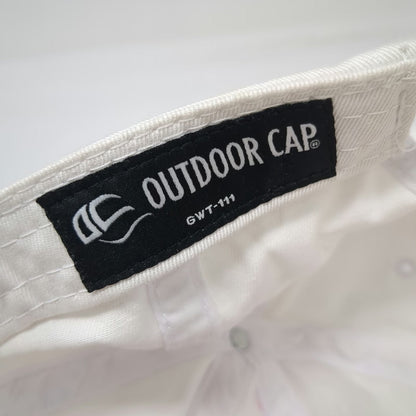 Outdoor Cap White One Size Baseball Cap Bagatelle Gosmans Montauk Strapback Hat