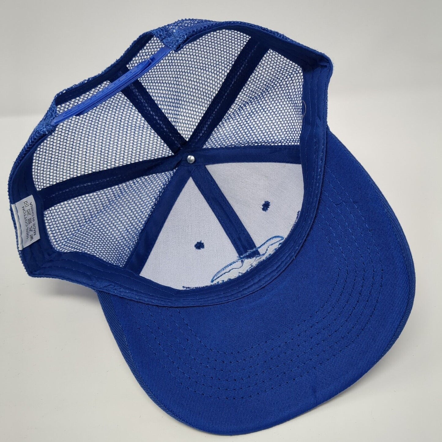 Aero Head Soaring Club Snapback Mesh Back Trucker Hat Blue One Size