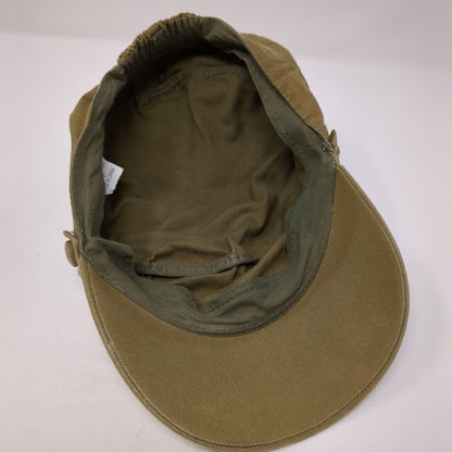 Unbranded Cadet Army Cap Brown One Size Stretch Lightweight Blank Cotton