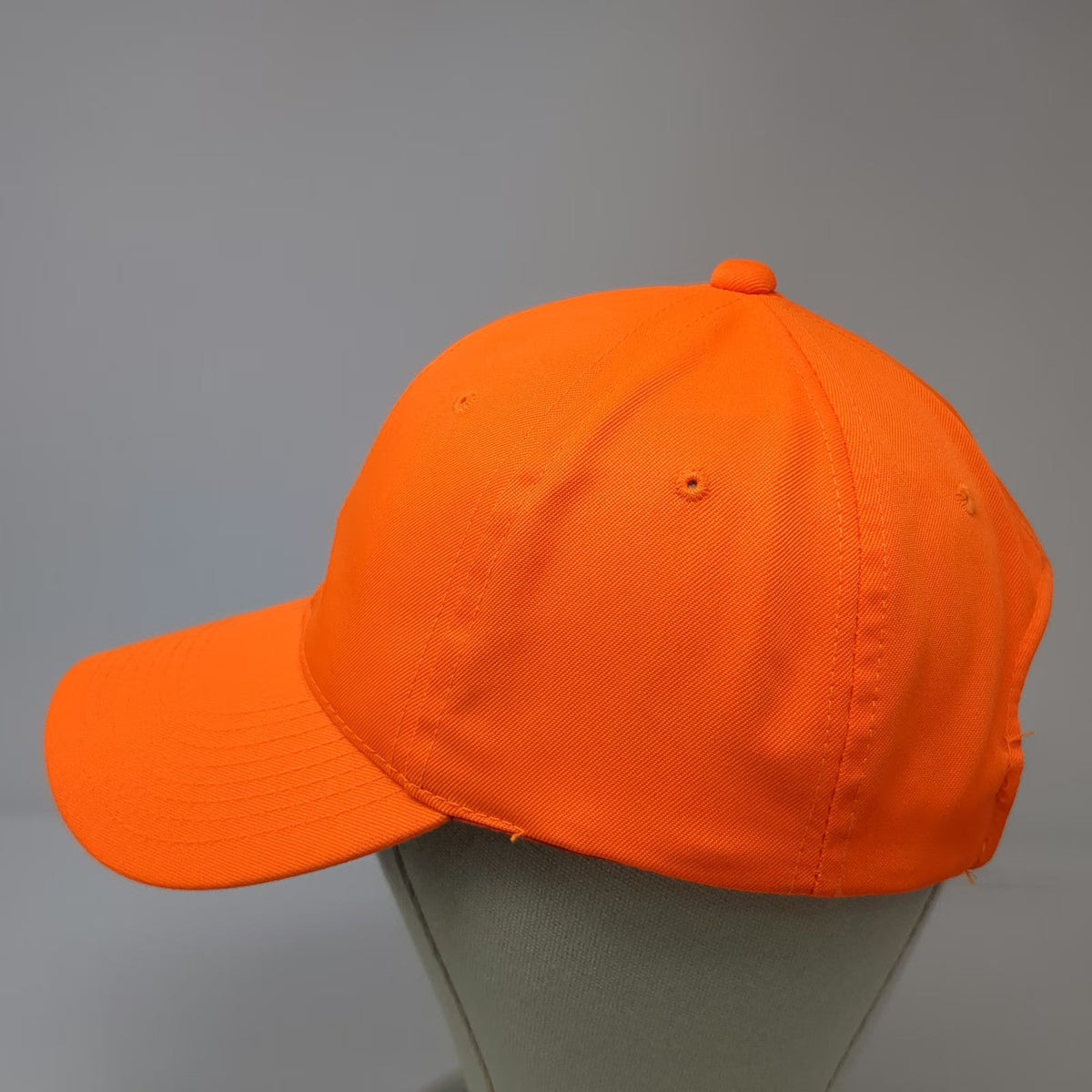 C.C Snapback Orange Green One Size Hat Underbrim Blank Structured Crown Plain