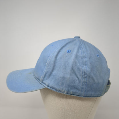Nike Strapback Hat Blue One Size Adjustable Embroidered Swoosh Just Do It Cotton