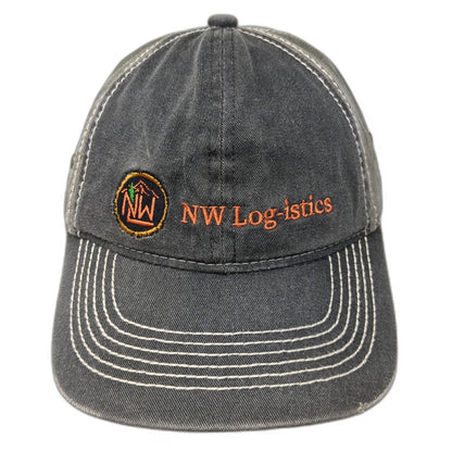 Outdoor Cap Baseball Cap Gray Green One Size NW Log-istics Contrast Stitch Hat