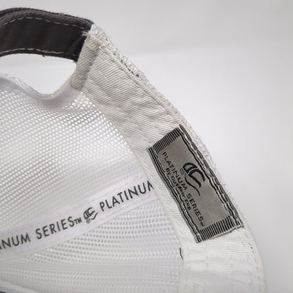 Campbell Tractor Co. Strapback Trucker Hat Gray OS Adjustable Mesh Outdoor Cap