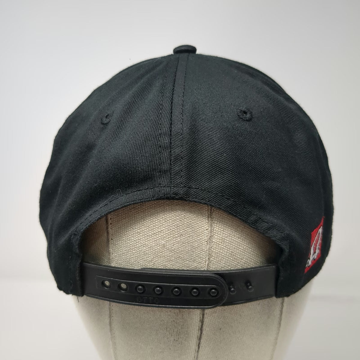 Otto 5 Panel Black Hat One Size Snapback Los Angeles Bunratty Logo Side Patch