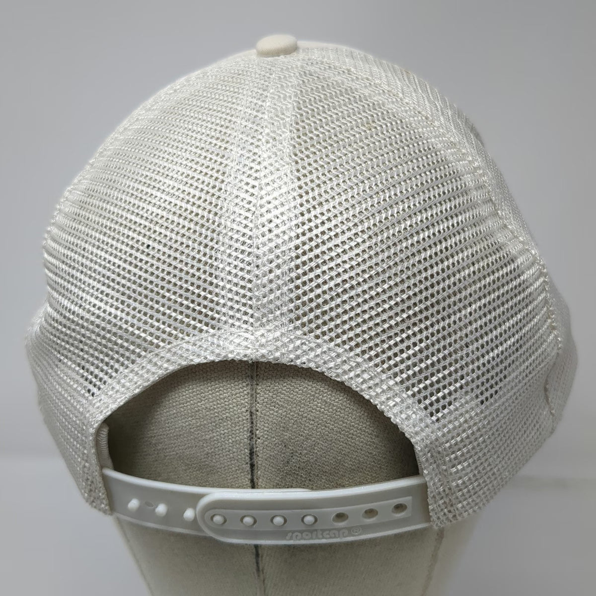 Sportcap Trucker Hat White One Size Mesh Golf Fat Croo 51 CHS Snapback Foam Logo