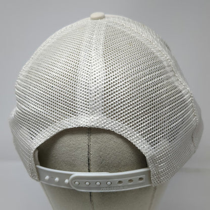 Sportcap Trucker Hat White One Size Mesh Golf Fat Croo 51 CHS Snapback Foam Logo