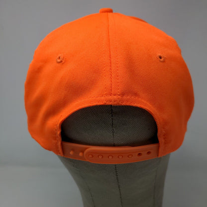 Signature Men's Hunter Orange Trucker Hat Size OSFA Blank Bright Color