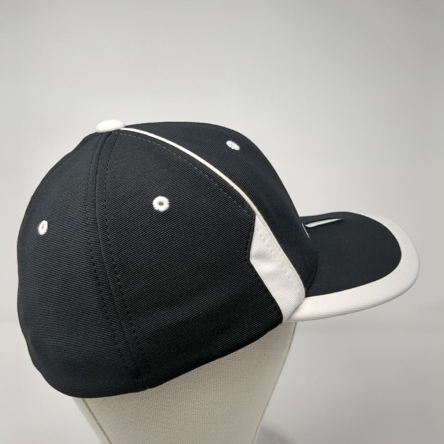 Rocky Football Fitted Hat Black 6 7/8-7 3/8 Embroidered 698F Pacific Headwear