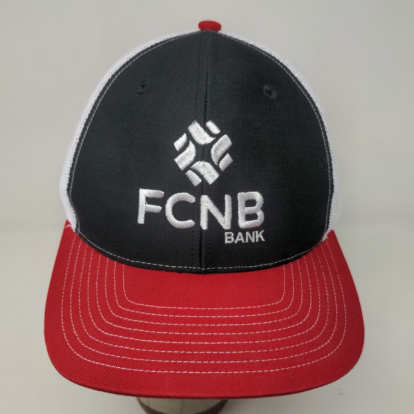 Richardson Men's Snapback Mesh Back Hat Multicolor Style 112 FCNB Bank Logo