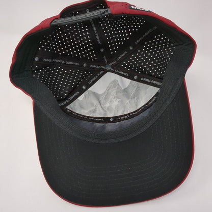 tmrk Snapback Hat Red One Size Adjustable Breathable Lightweight Durable