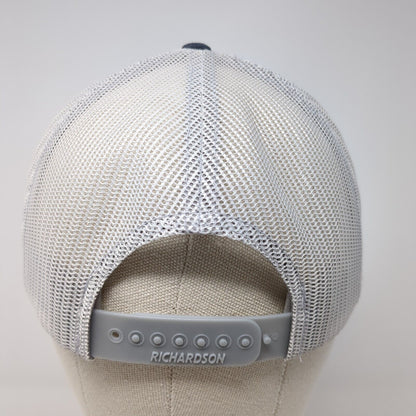 What's Next Fully Promoted Snapback Trucker Hat Blue M/L Mesh Back Richardson