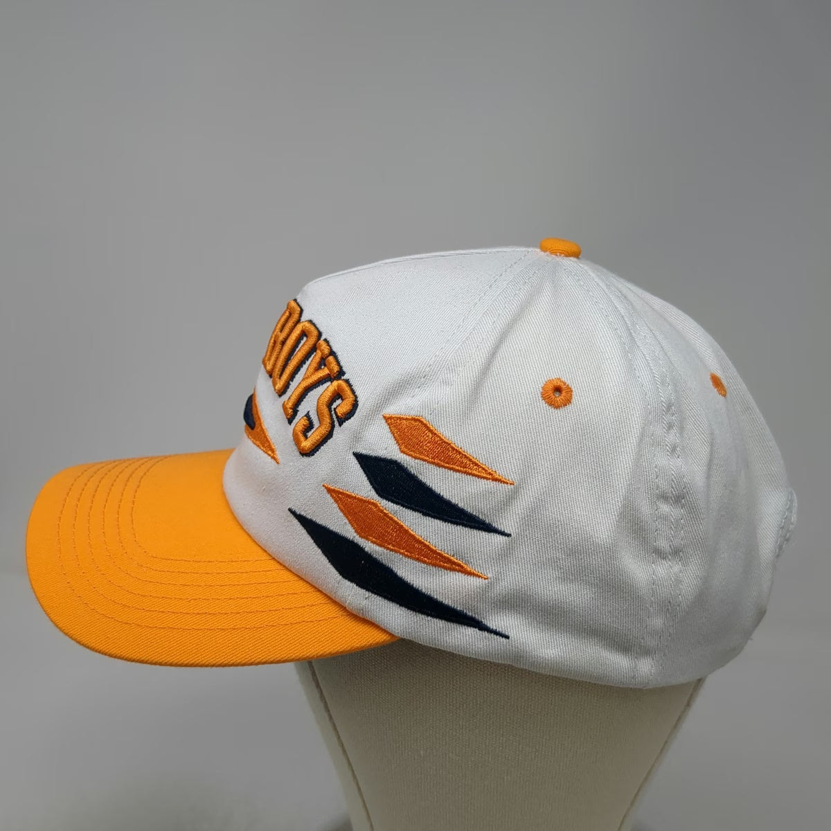 Barstool Sports 5 Panel White Hat One Size The Boys Claw Mark Snapback Cotton