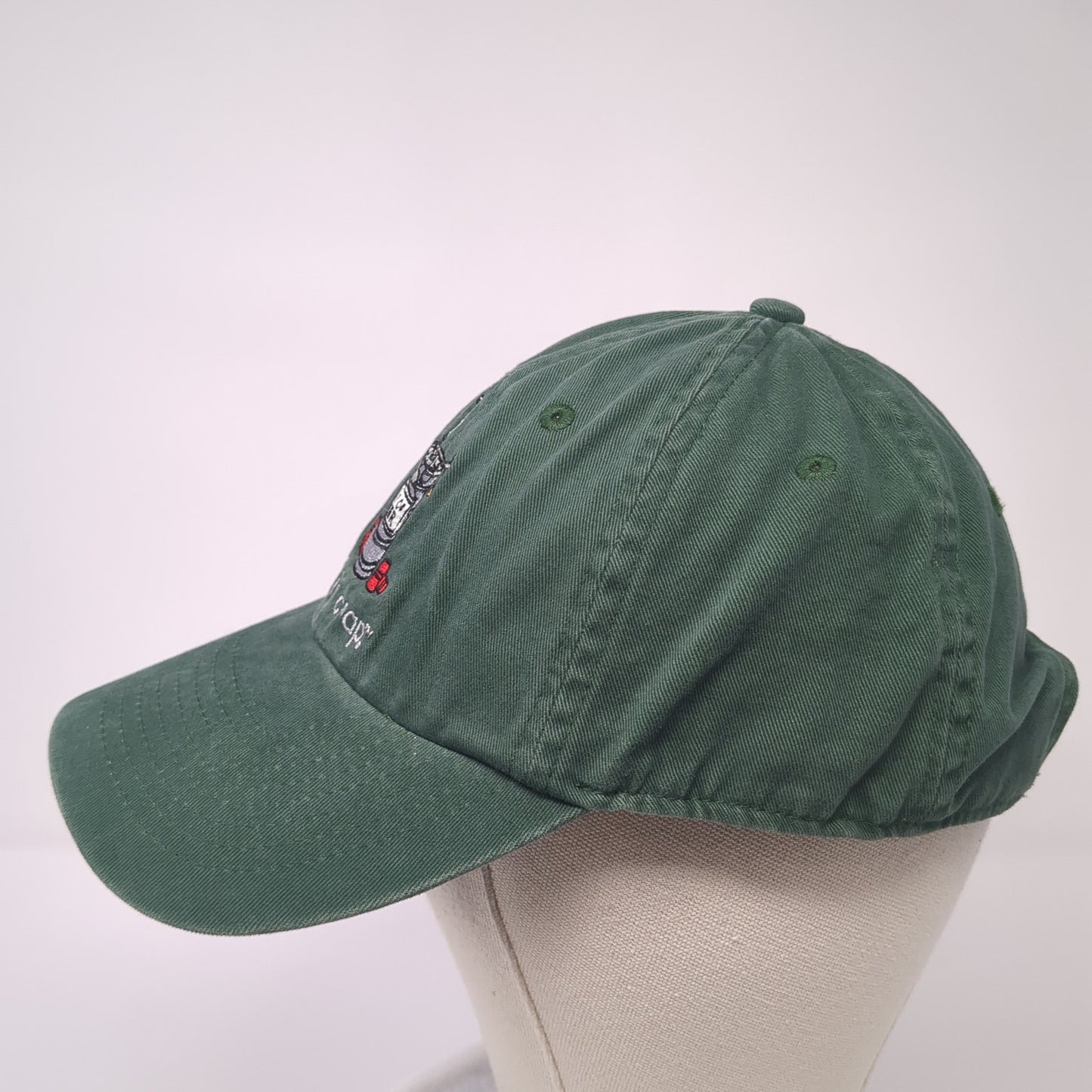 Out Of Beer Life Is Crap Slideback Hat Green One Size Adjustable