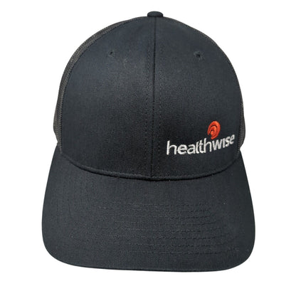 Healthwise Snapback Mesh Back Trucker Hat Black One Size Richardson