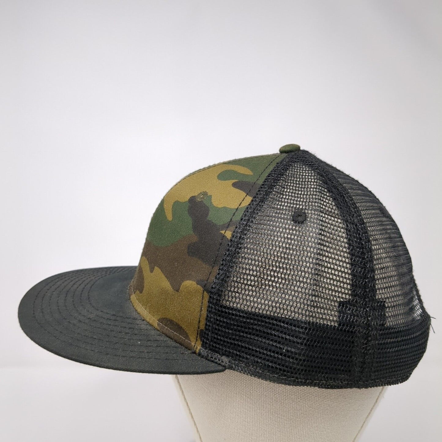 Mother Earth Brew Co. Snapback Trucker Hat Camo One Size Mesh Back Otto