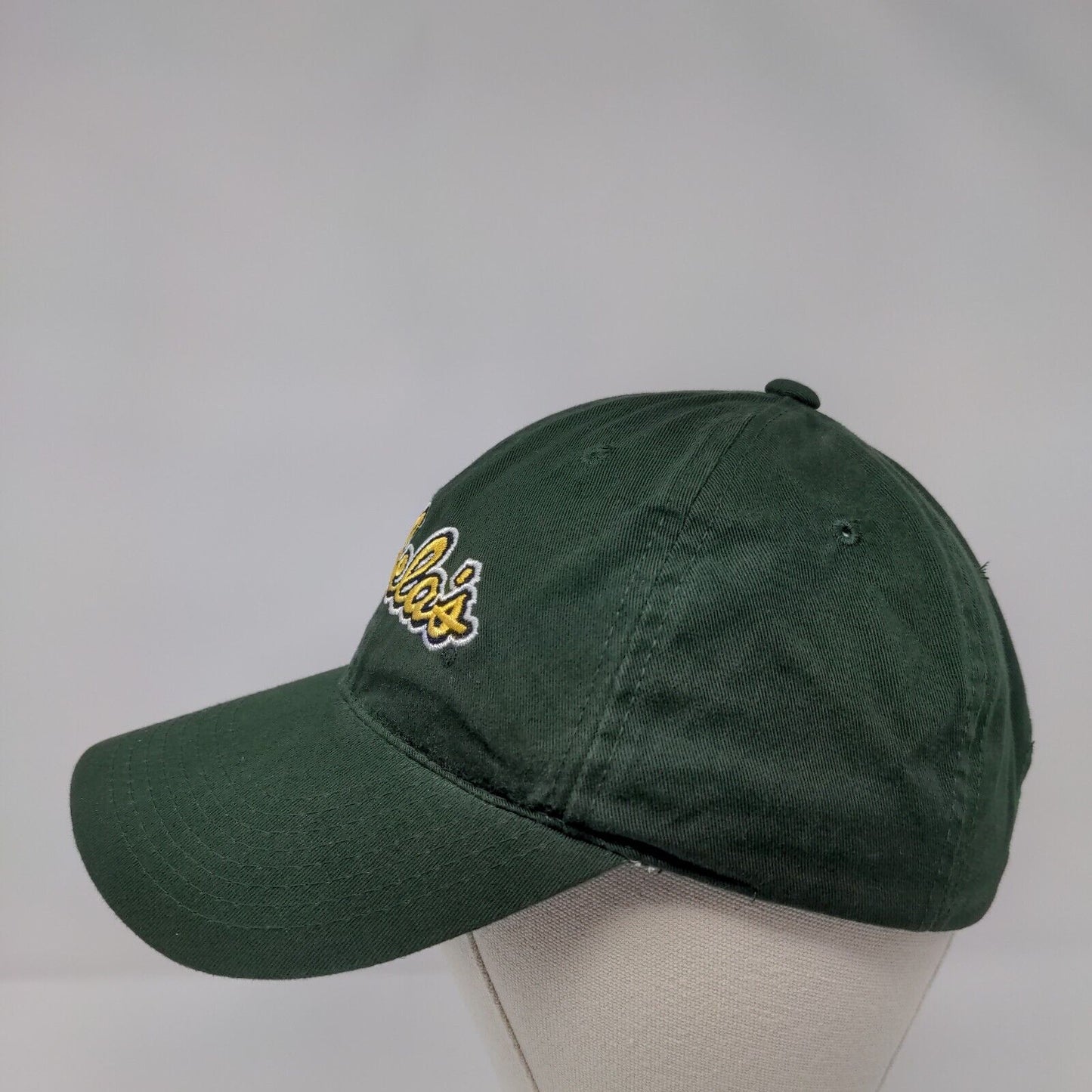 Cabela's Slideback Hat Green OSFM Adjustable Embroidered 6 Panel