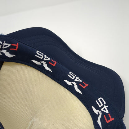 Functional 45 F45 Training Snapback Trucker Hat Blue One Size Mesh Back