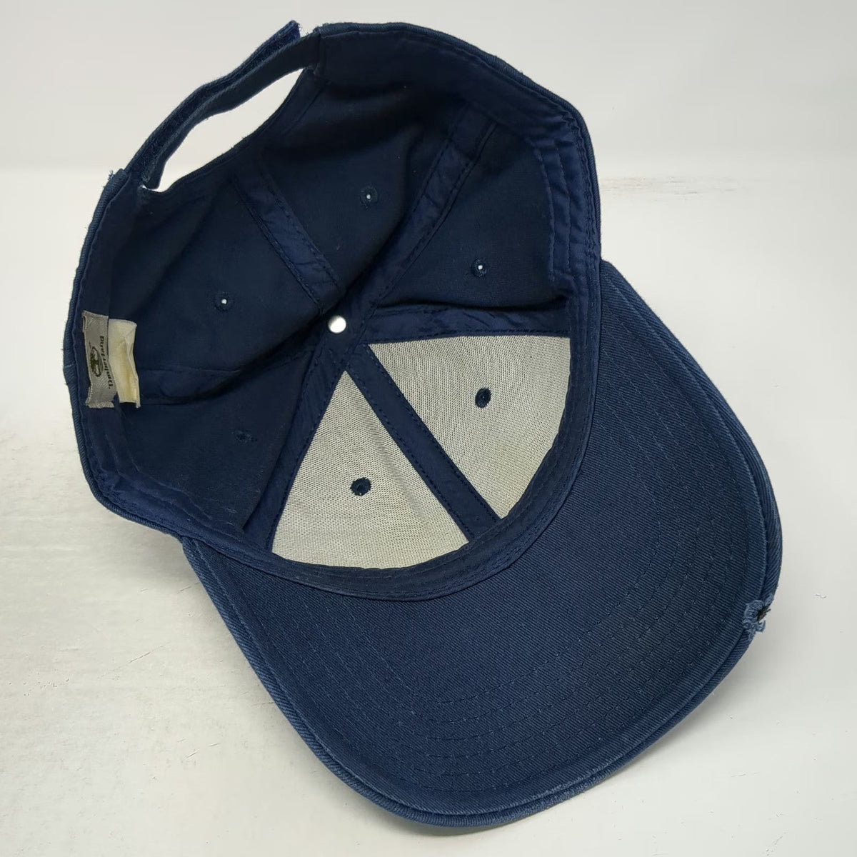 Timberland Baseball Cap Blue One Size Strapback Adjustable Hat Plain Solid
