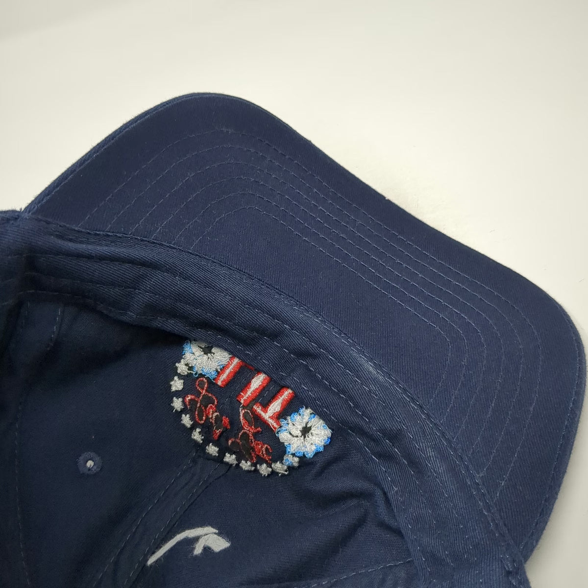 Wembley Baseball Cap Blue One Size Let's Get Lit Fireworks Stars Slideback Hat