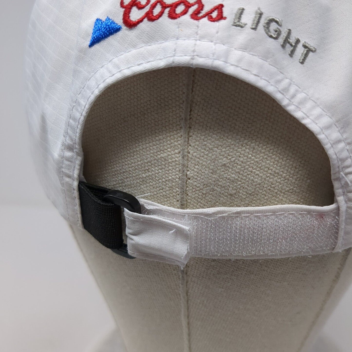 Made To Chill Coors Light Strapback Hat White One Size Adjustable Embroidered